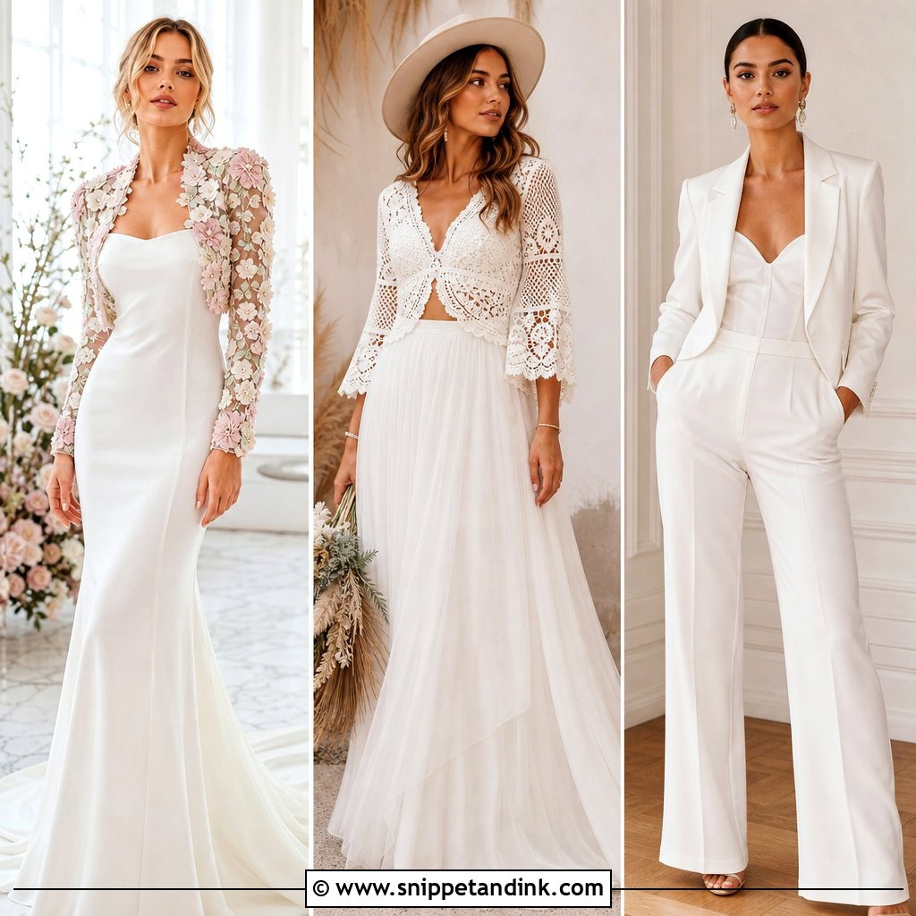 20 Bridal Bolero Jacket Ideas for Chic Wedding Layering