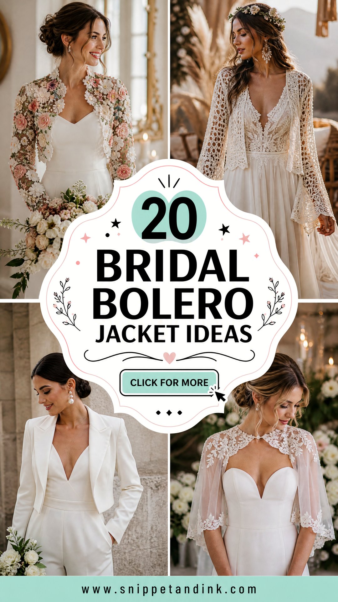 20 Bridal Bolero Jacket Ideas for Chic Wedding Layering - 20 Bridal Bolero Jacket Ideas for Chic Wedding Layering