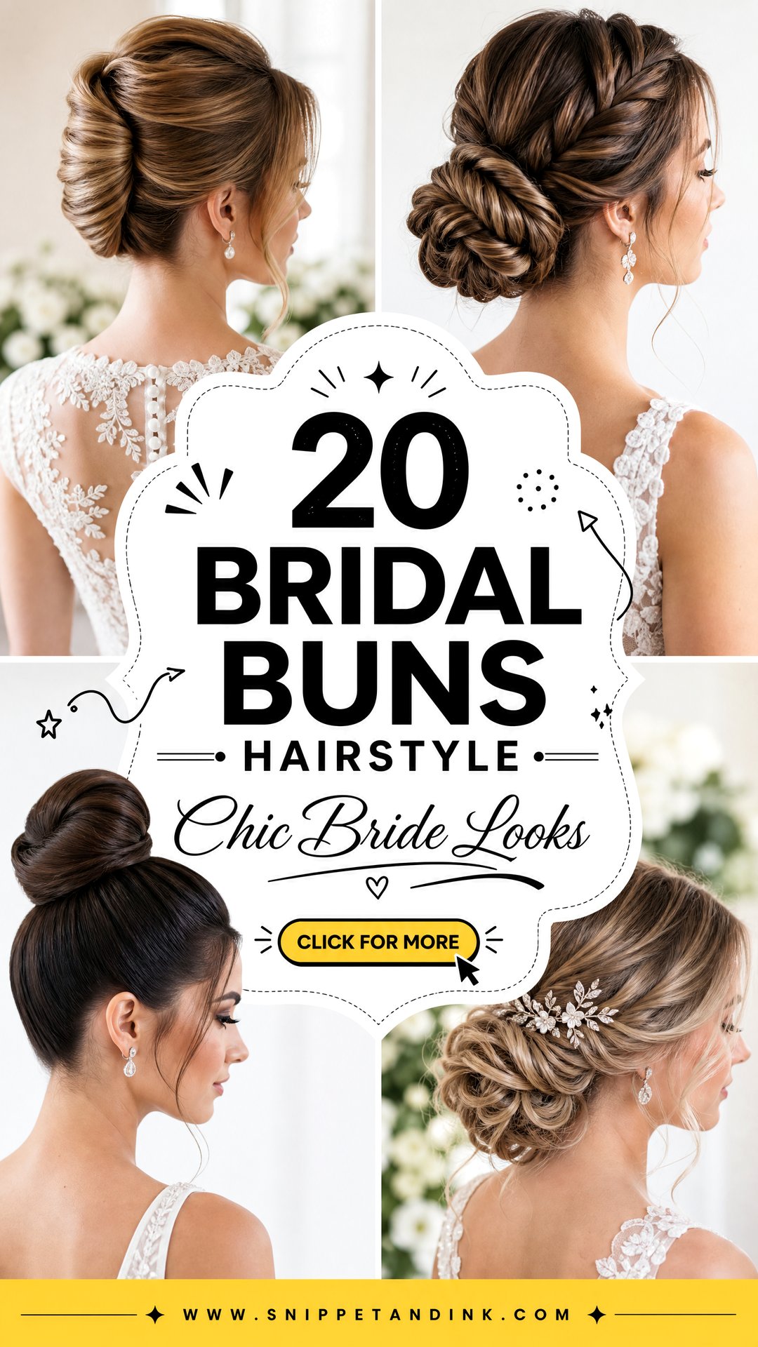 20 Bridal Buns Hairstyle Chic Looks for Modern Brides - 20 Bridal Buns Hairstyle: Chic Looks for Modern Brides