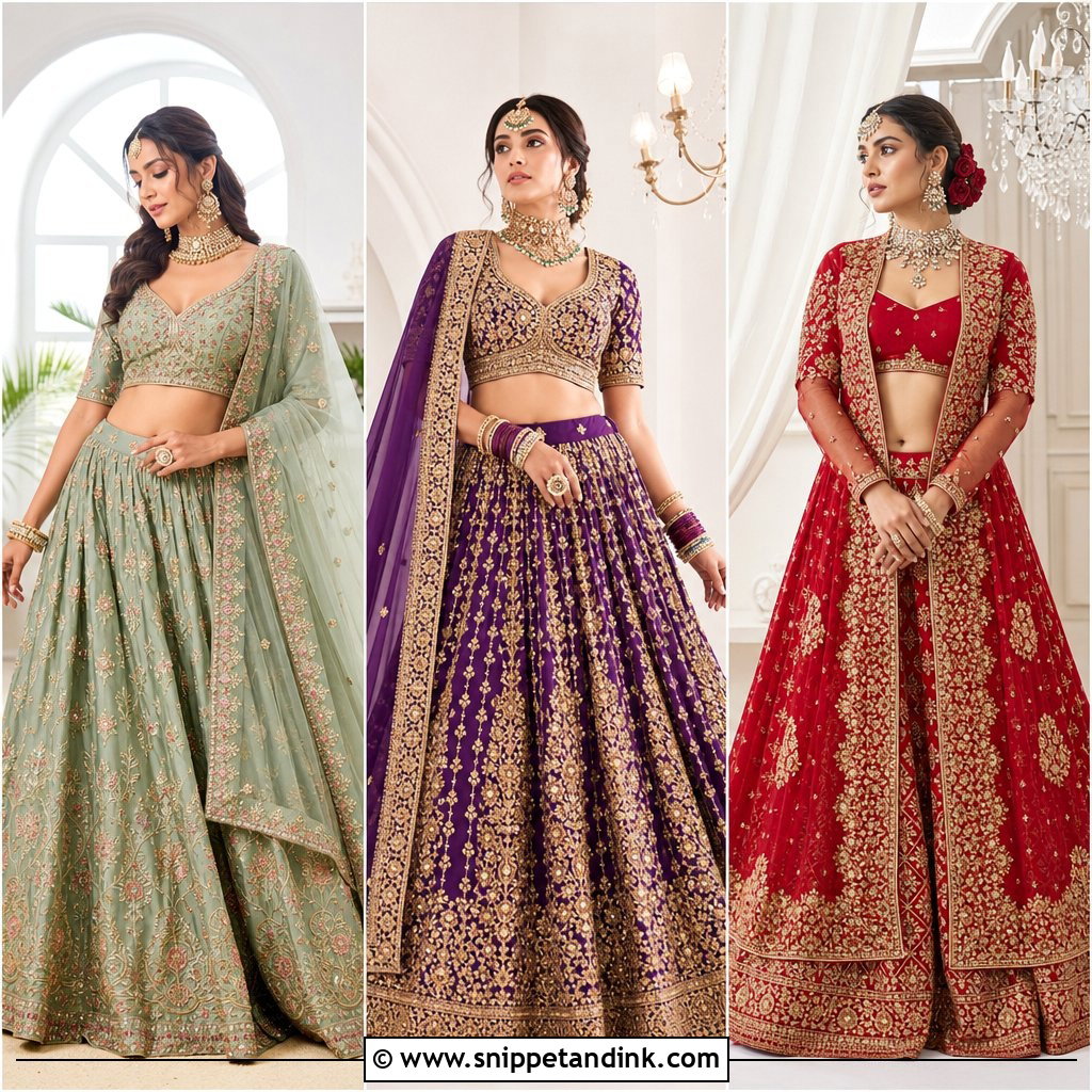 20 Bridal Chaniya Choli Ideas for a Vibrant Wedding Look