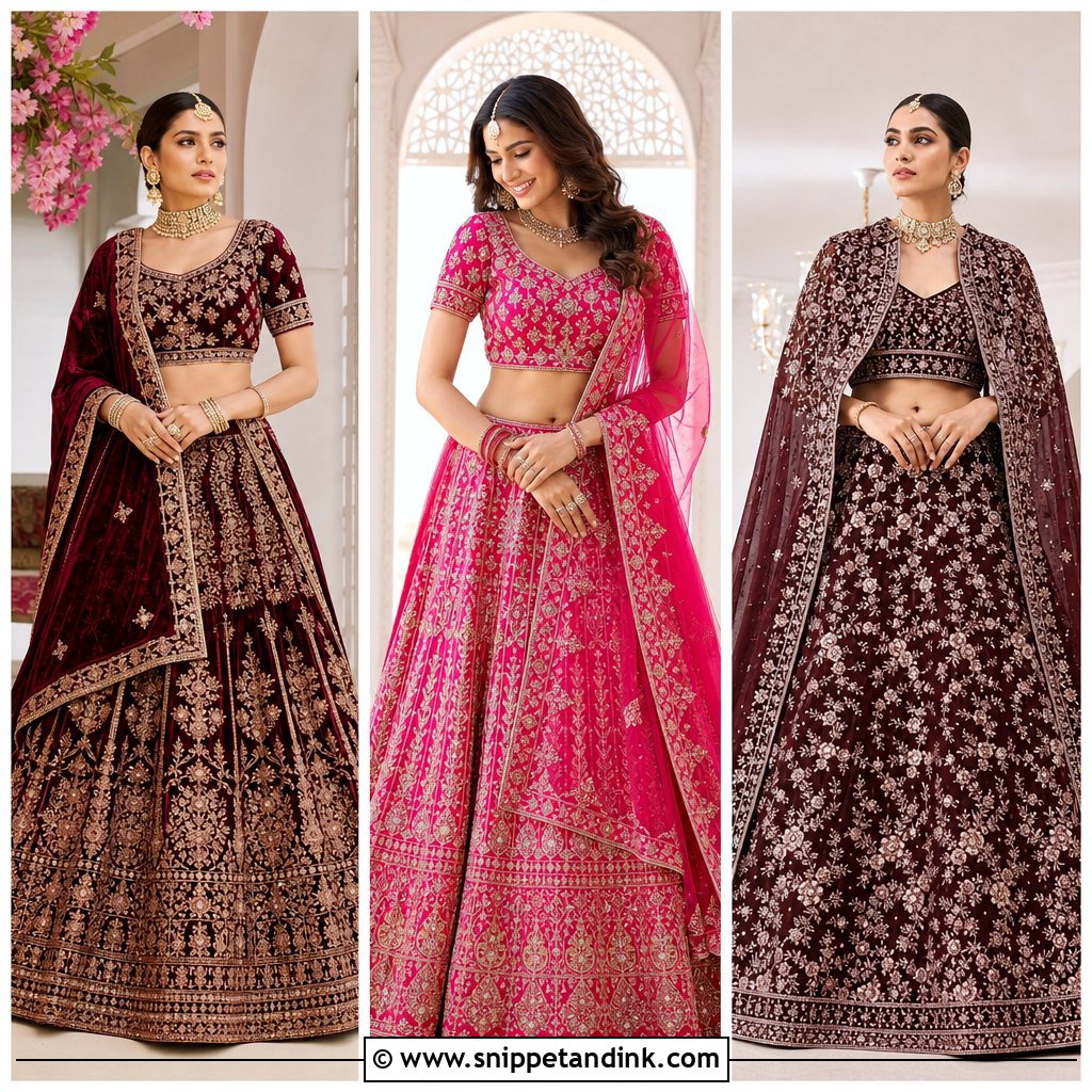 20 Bridal Chaniya Choli Indian Weddings Ideas to Inspire You