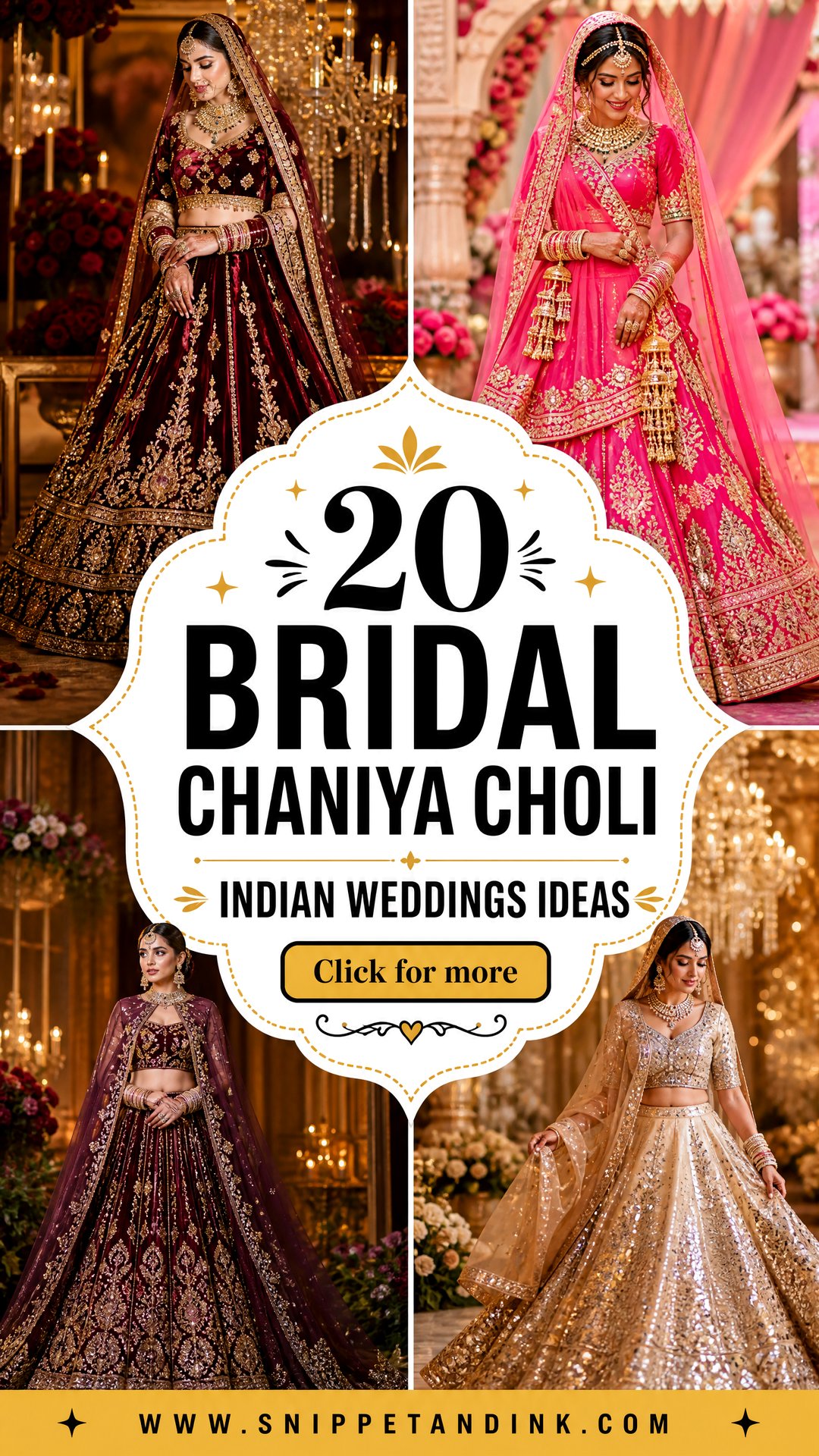 20 Bridal Chaniya Choli Indian Weddings Ideas to Inspire You - 20 Bridal Chaniya Choli Indian Weddings Ideas to Inspire You