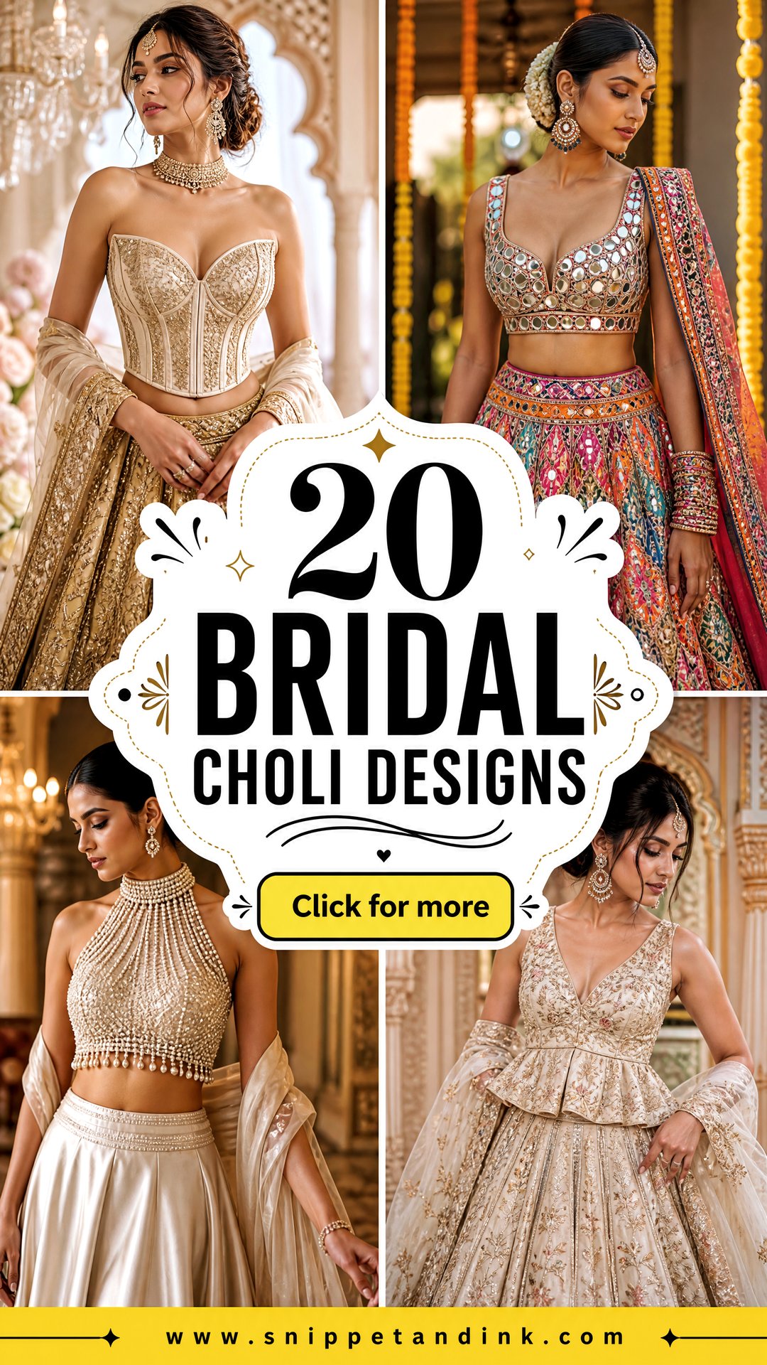 20 Bridal Choli Designs for a Striking Traditional Look - 20 Bridal Choli Designs for a Striking Traditional Look