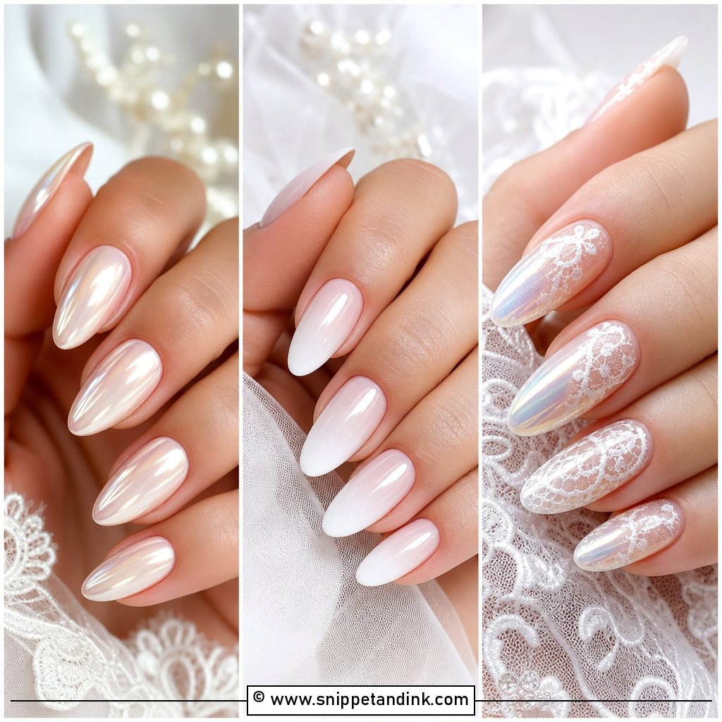 20 Bridal Chrome Nails for a Modern Wedding Manicure