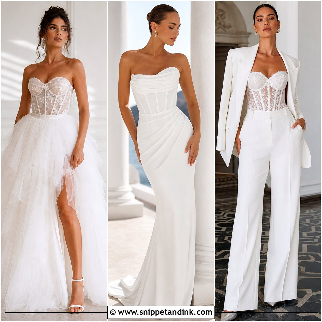 20 Bridal Corset Top Ideas Stunning Looks for Modern Brides