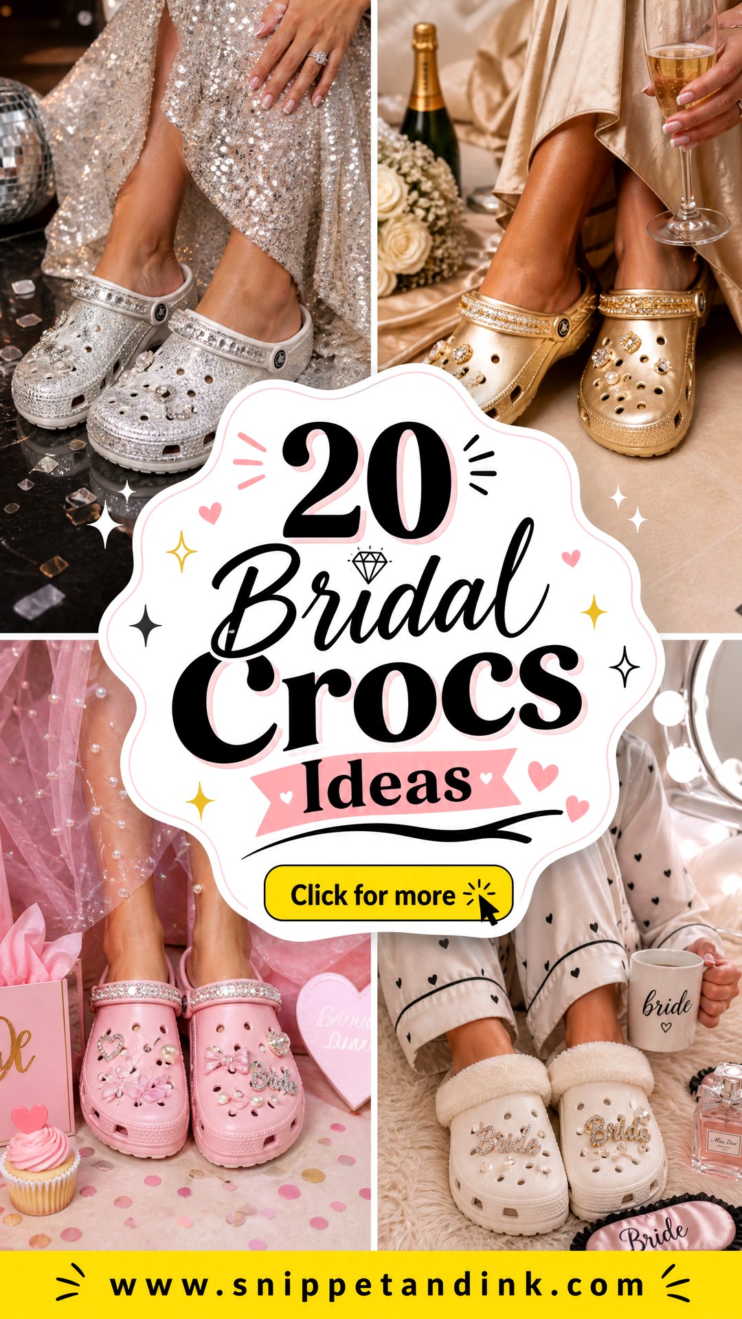 20 Bridal Crocs Ideas Fun Comfy Picks for Playful Brides - 20 Bridal Crocs Ideas: Fun, Comfy Picks for Playful Brides
