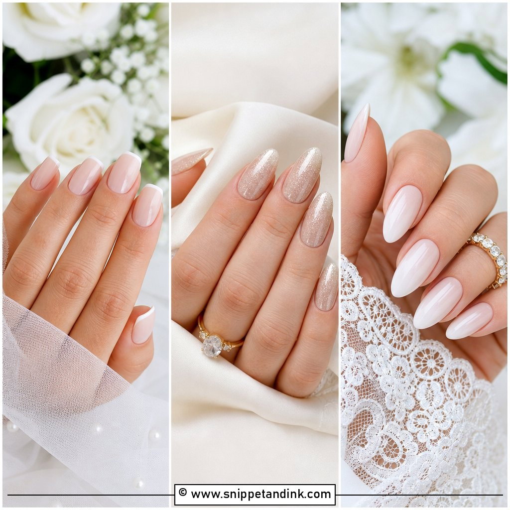 20 Bridal Dip Nails for a Chic Long-Lasting Manicure