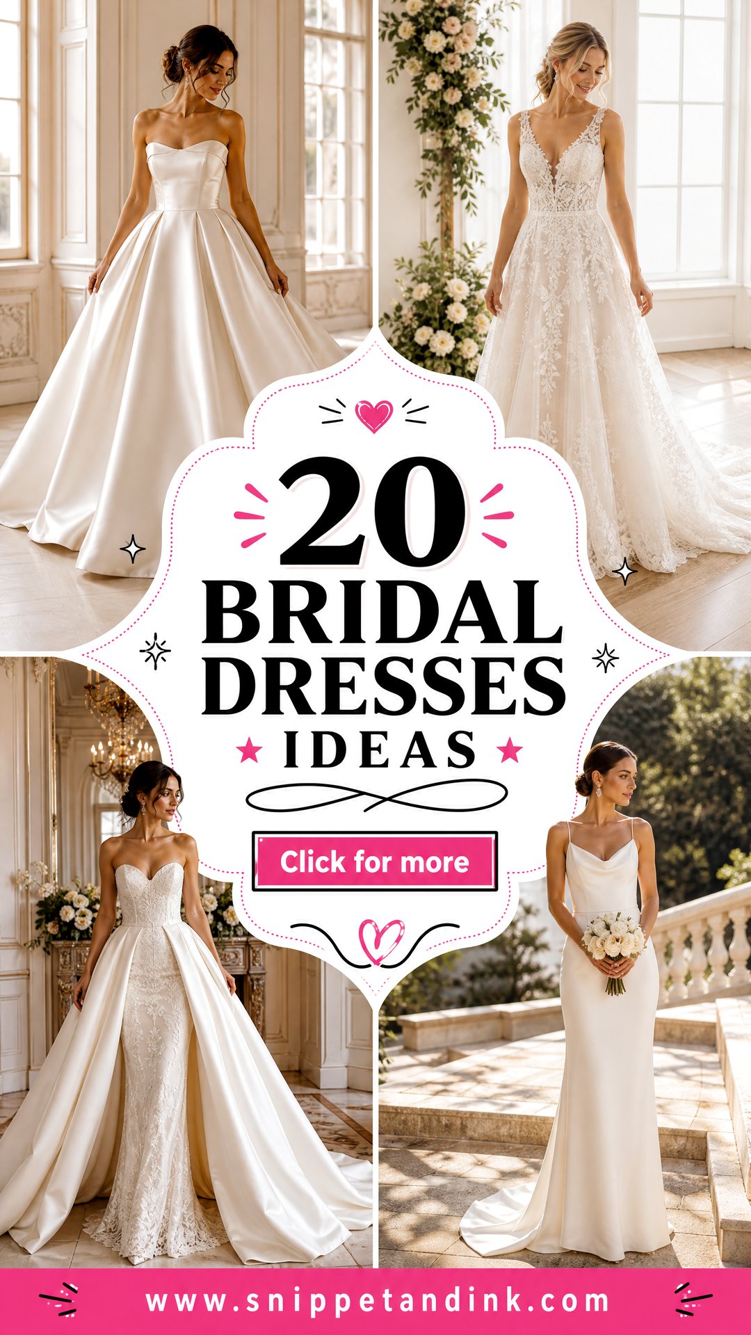 20 Bridal Dresses Ideas for Every Style and Wedding Season - 20 Bridal Dresses Ideas for Every Style and Wedding Season