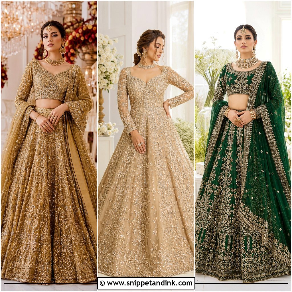 20 Bridal Dresses for Barat to Inspire a Regal Wedding Look