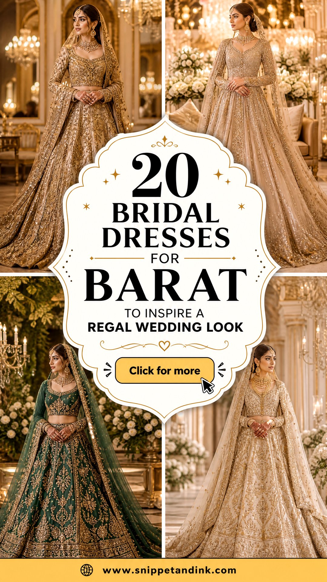 20 Bridal Dresses for Barat to Inspire a Regal Wedding Look - 20 Bridal Dresses for Barat to Inspire a Regal Wedding Look