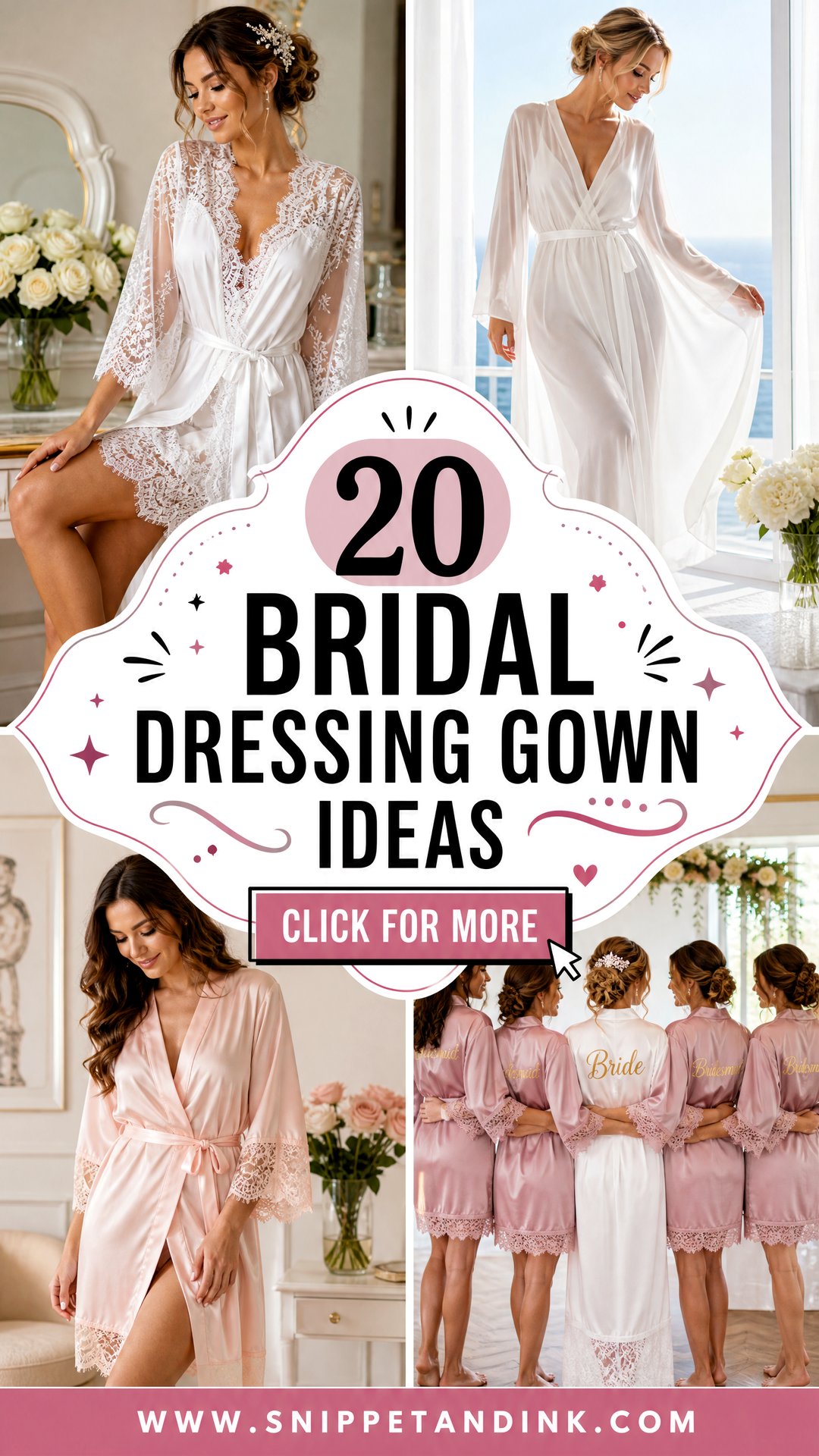 20 Bridal Dressing Gown Ideas for a Luxe Wedding Morning - 20 Bridal Dressing Gown Ideas for a Luxe Wedding Morning