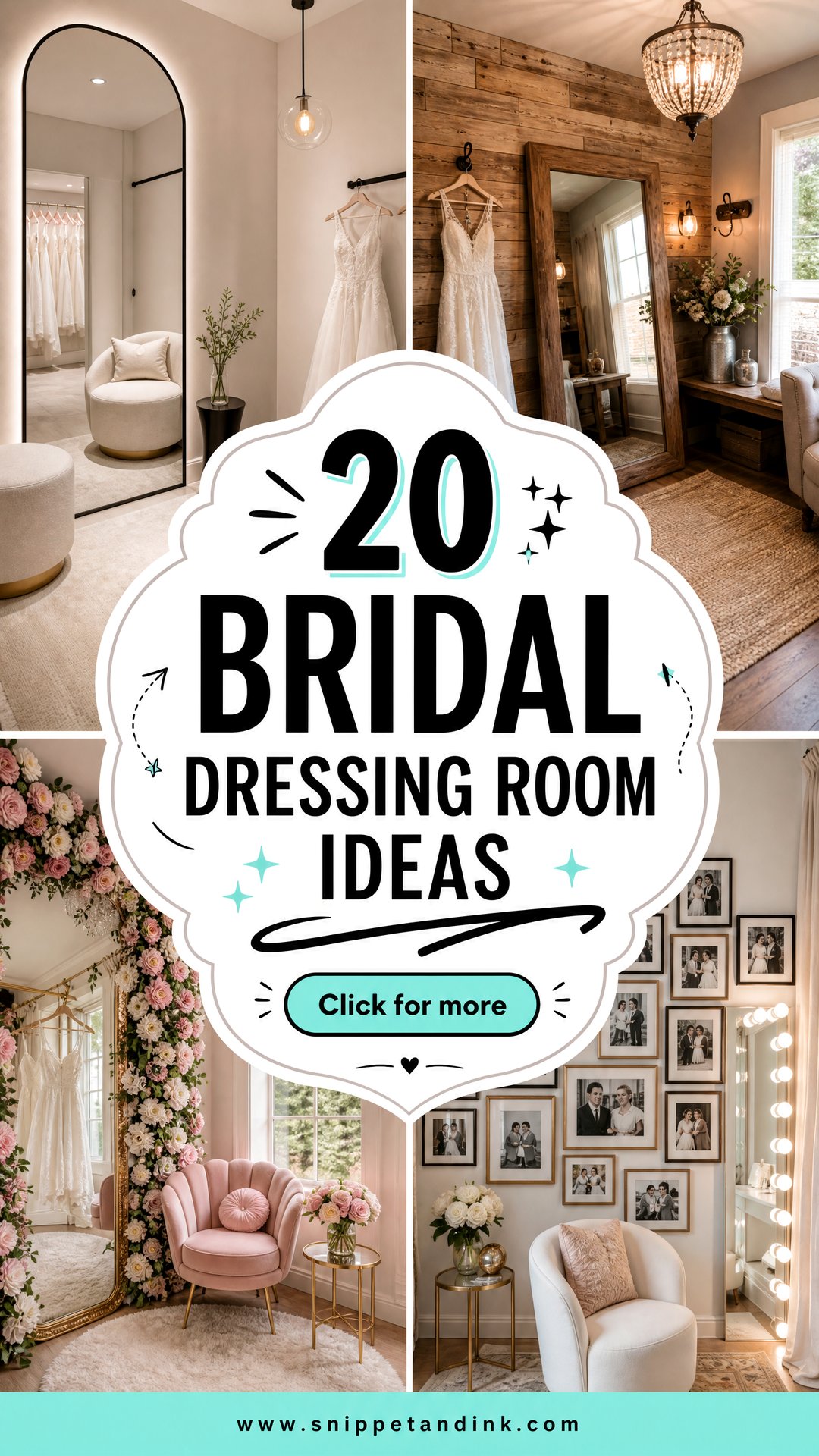 20 Bridal Dressing Room Ideas for a Beautiful Wedding Suite - 20 Bridal Dressing Room Ideas for a Beautiful Wedding Suite