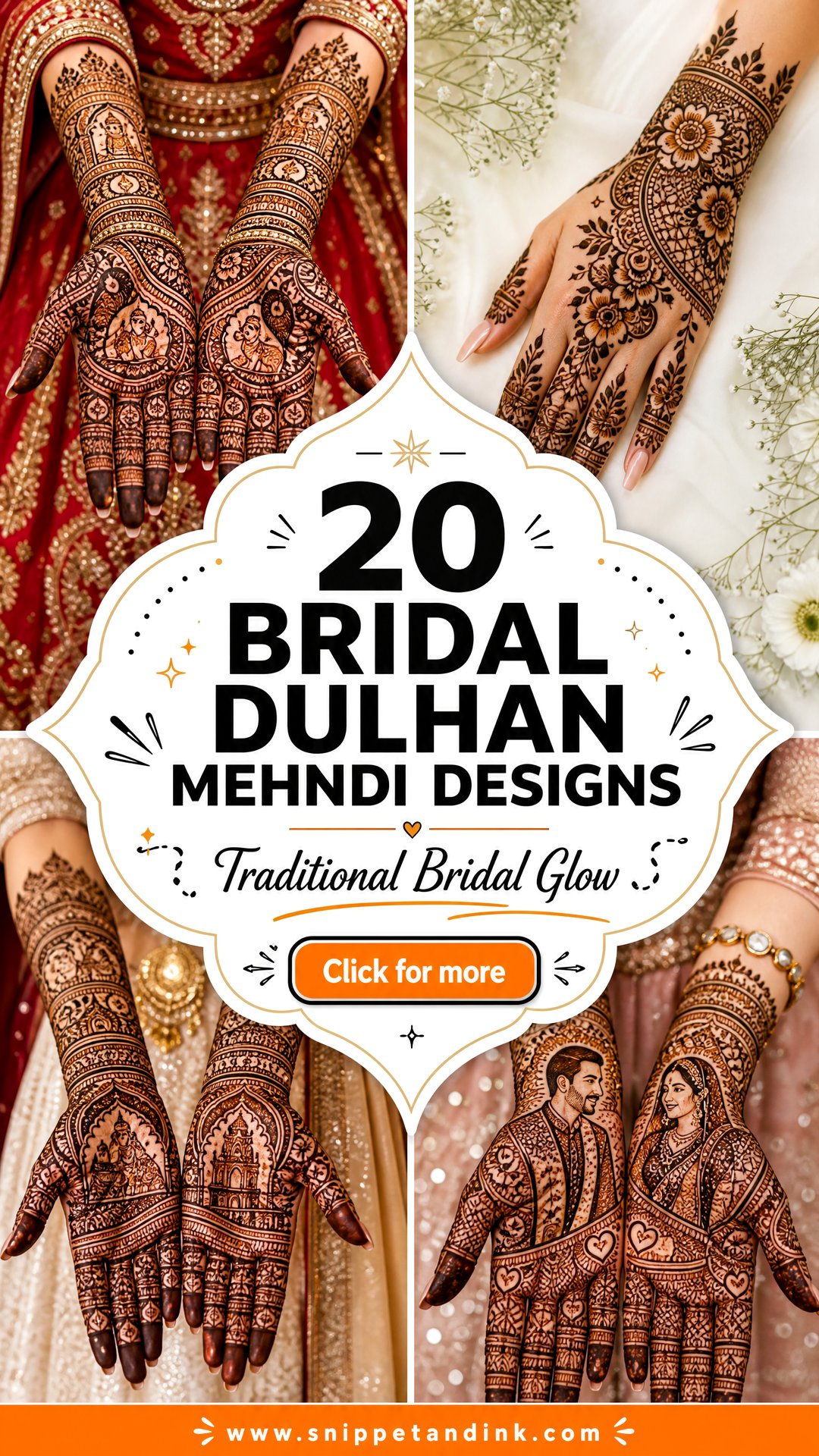 20 Bridal Dulhan Mehndi Designs for a Traditional Glow - 20 Bridal Dulhan Mehndi Designs for a Traditional Glow