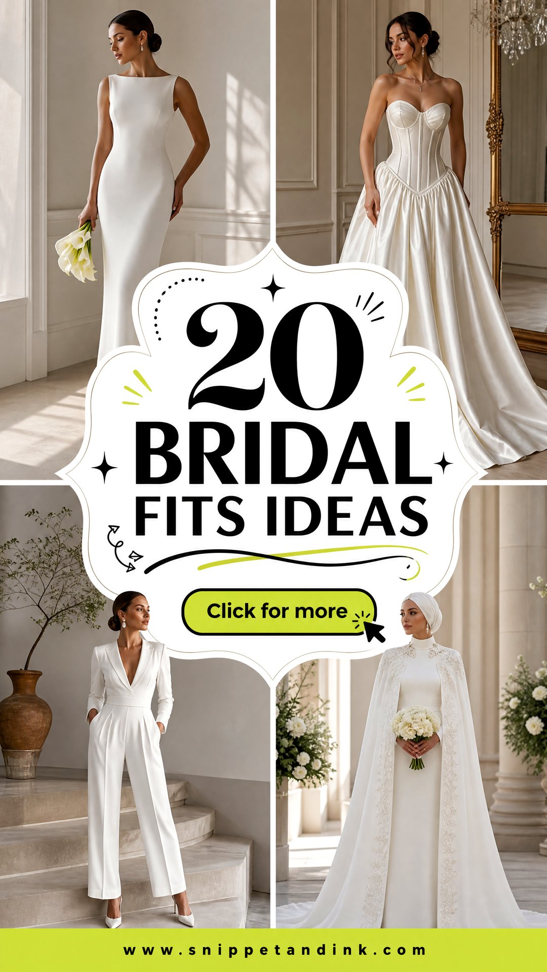 20 Bridal Fits Ideas for Chic and Memorable Wedding Looks - 20 Bridal Fits Ideas for Chic and Memorable Wedding Looks