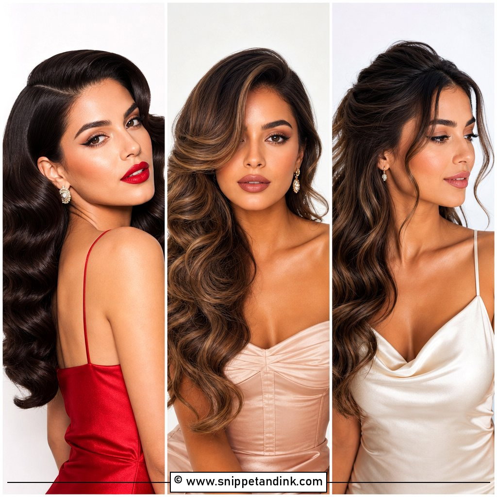 20 Bridal Glam Waves for Romantic Wedding-Day Hair
