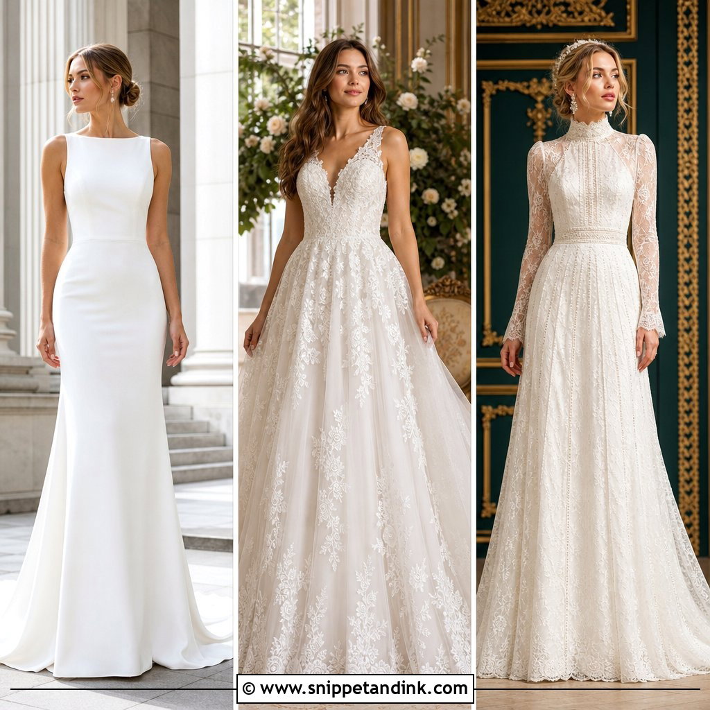 20 Bridal Gown Aesthetic Ideas for a Dreamy Wedding-Day Look