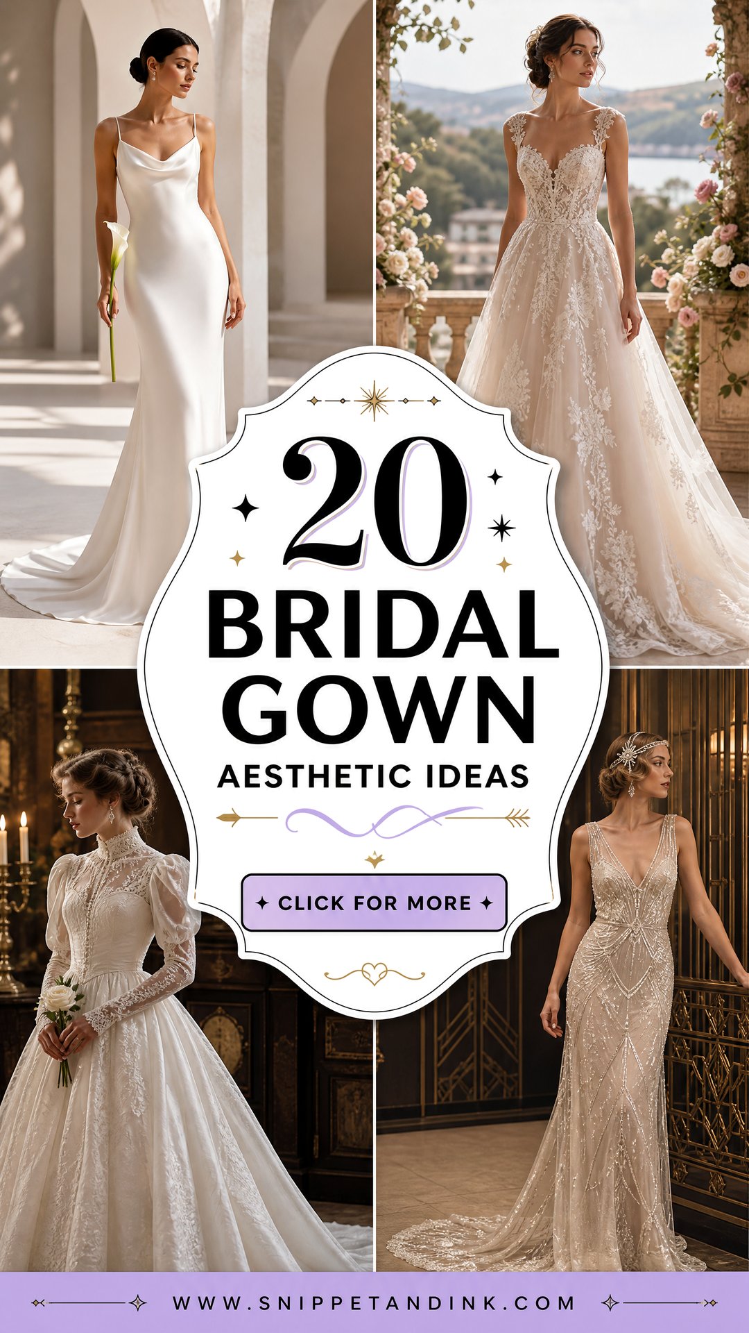 20 Bridal Gown Aesthetic Ideas for a Dreamy Wedding-Day Look - 20 Bridal Gown Aesthetic Ideas for a Dreamy Wedding-Day Look