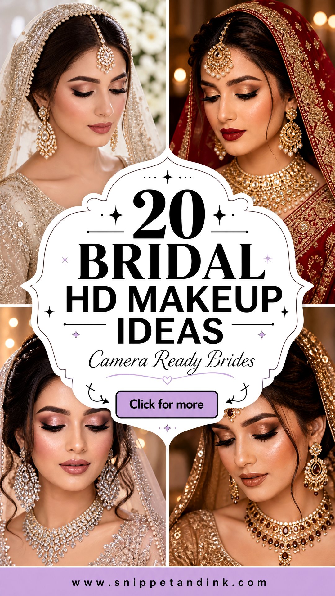 20 Bridal HD Makeup Ideas for Camera-Ready Brides - 20 Bridal HD Makeup Ideas for Camera-Ready Brides