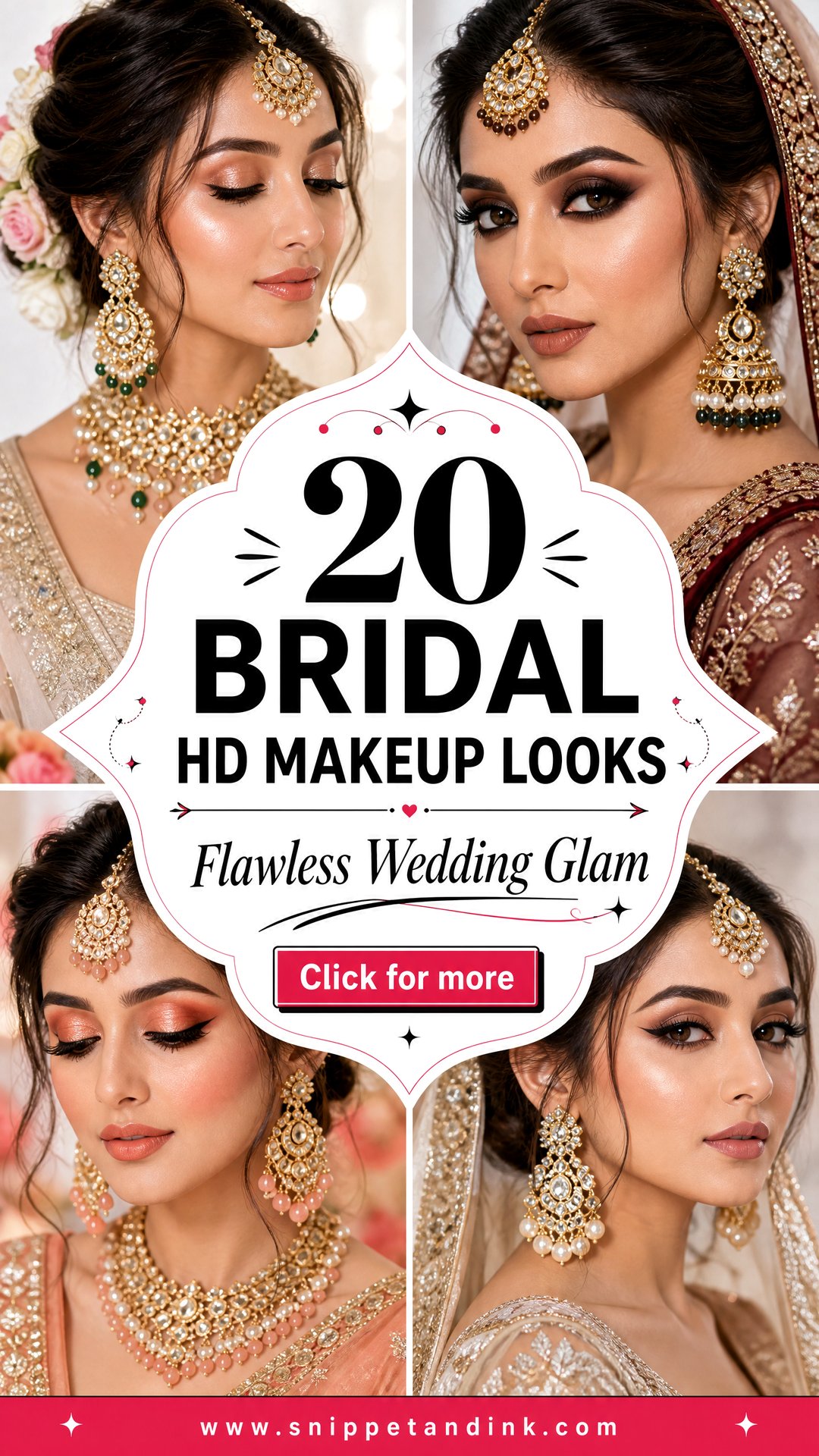 20 Bridal HD Makeup Looks for Flawless Wedding Glam - 20 Bridal HD Makeup Looks for Flawless Wedding Glam
