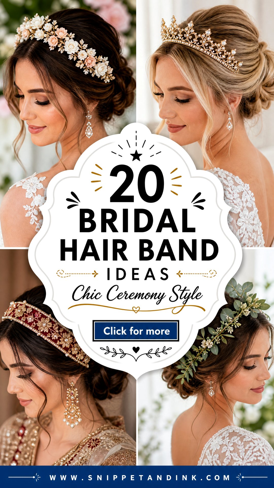 20 Bridal Hair Band Ideas for Chic Ceremony Style Inspo - 20 Bridal Hair Band Ideas for Chic Ceremony Style Inspo
