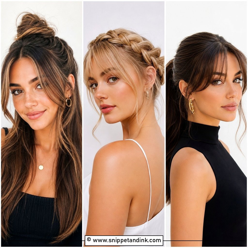 20 Bridal Hair Bangs Ideas for Soft Face-Framing Glam