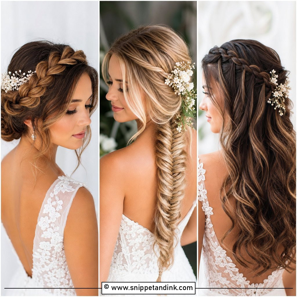 20 Bridal Hair Braids for Dreamy Wedding-Day Style Inspo