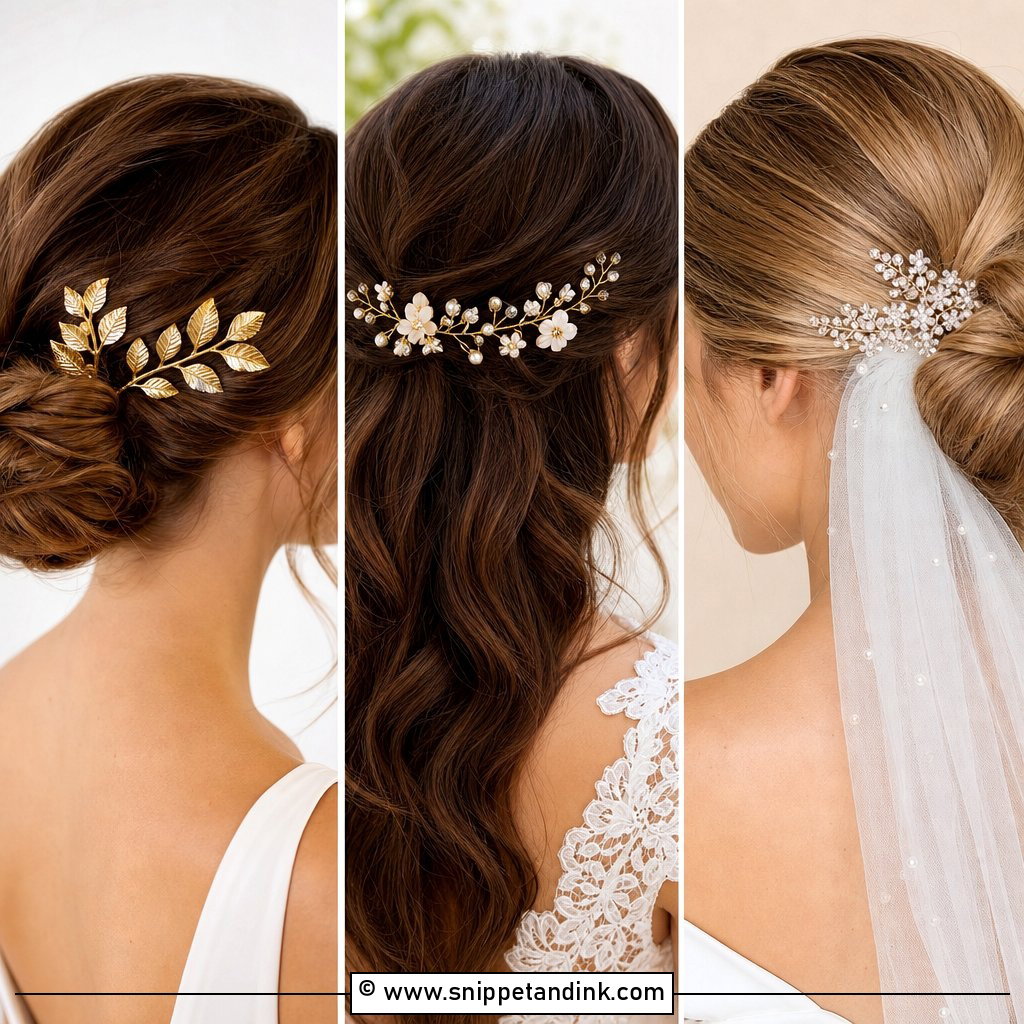 20 Bridal Hair Clips Ideas for Chic Modern Brides to Love