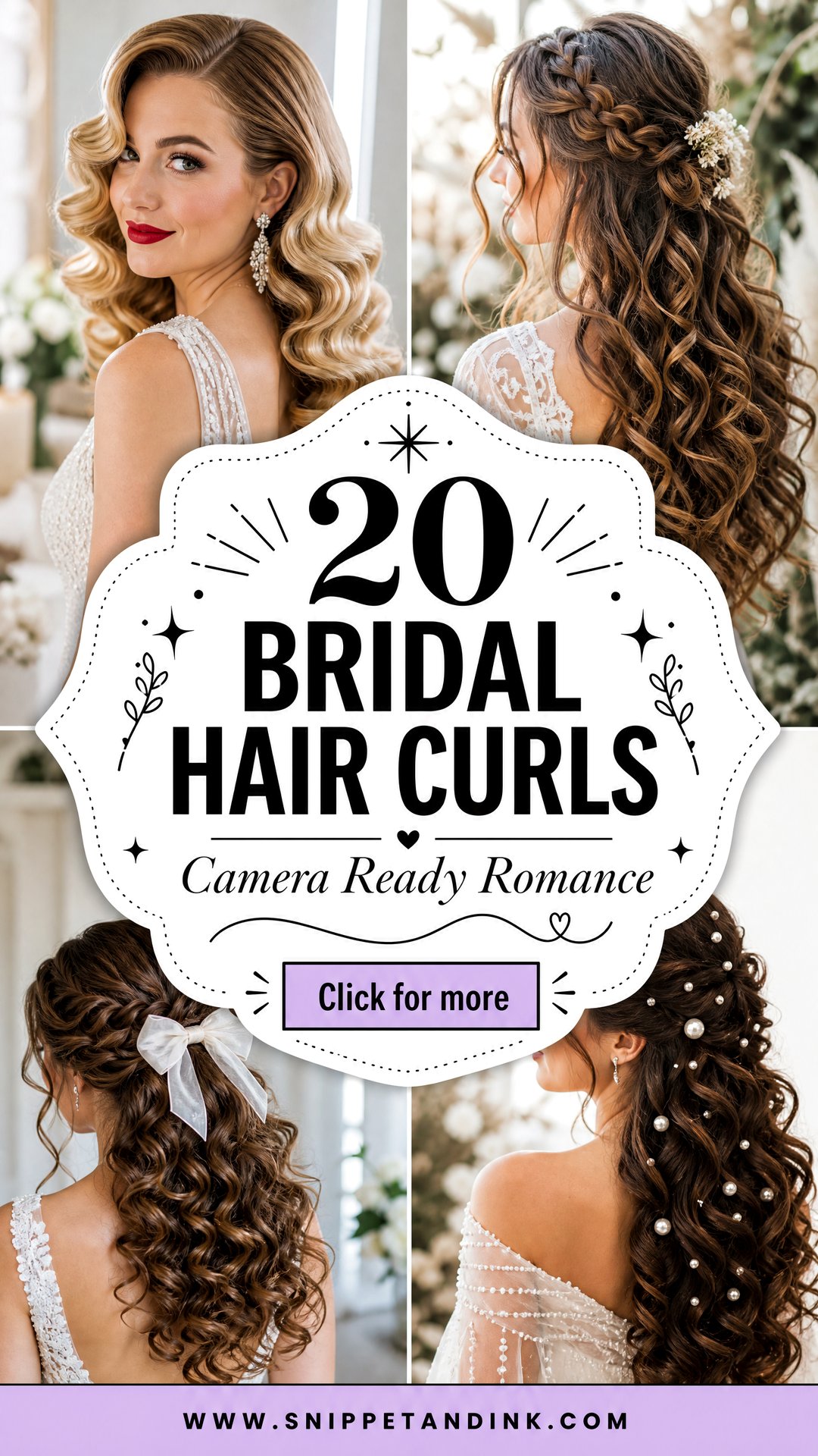 20 Bridal Hair Curls for Romantic Camera-Ready Brides - 20 Bridal Hair Curls for Romantic, Camera-Ready Brides