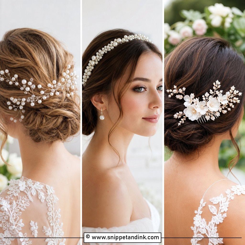 20 Bridal Hair Jewelry Ideas for Luxe Wedding Shine