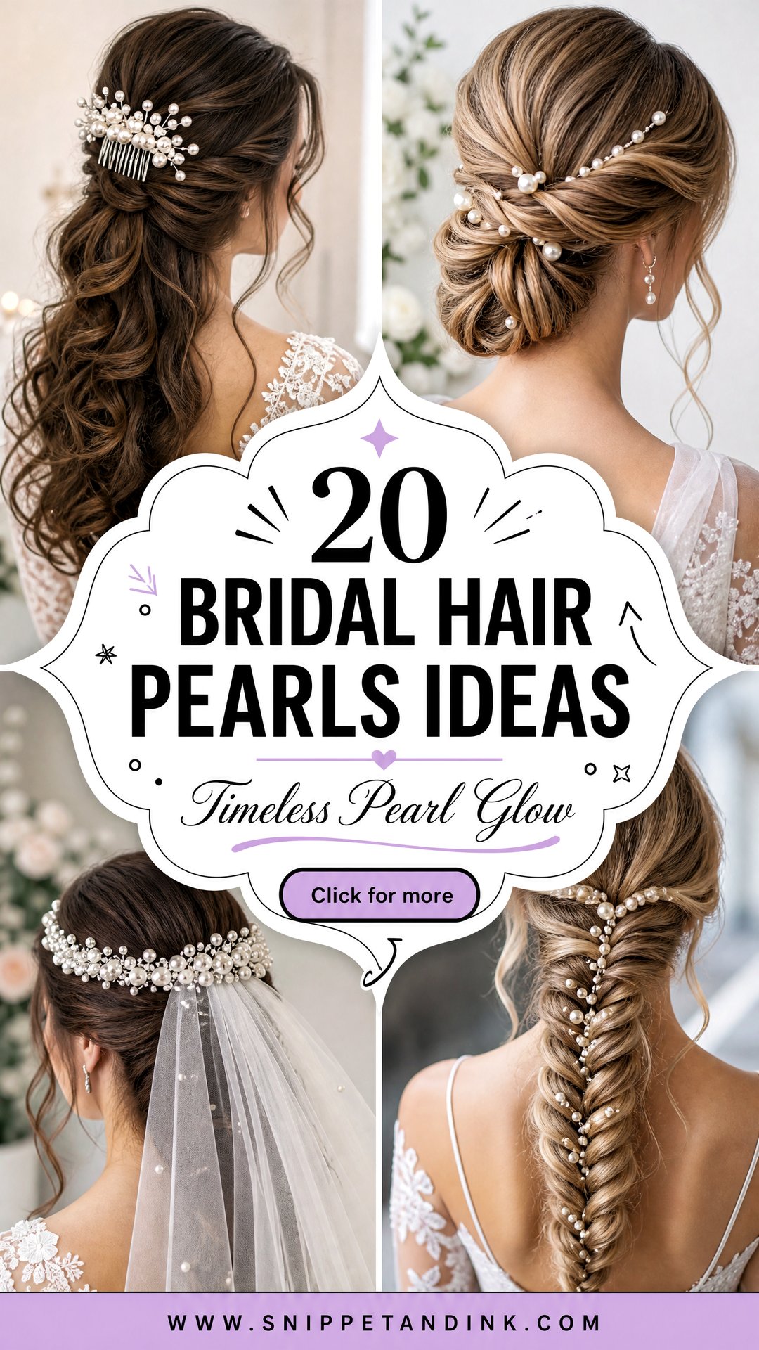 20 Bridal Hair Pearls Ideas for Timeless Bridal Glow - 20 Bridal Hair Pearls Ideas for Timeless Bridal Glow