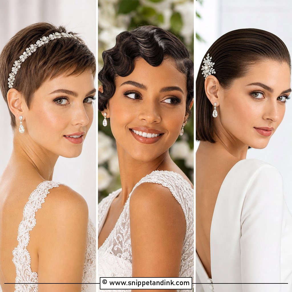 20 Bridal Hair Short Hair Ideas for Modern Brides