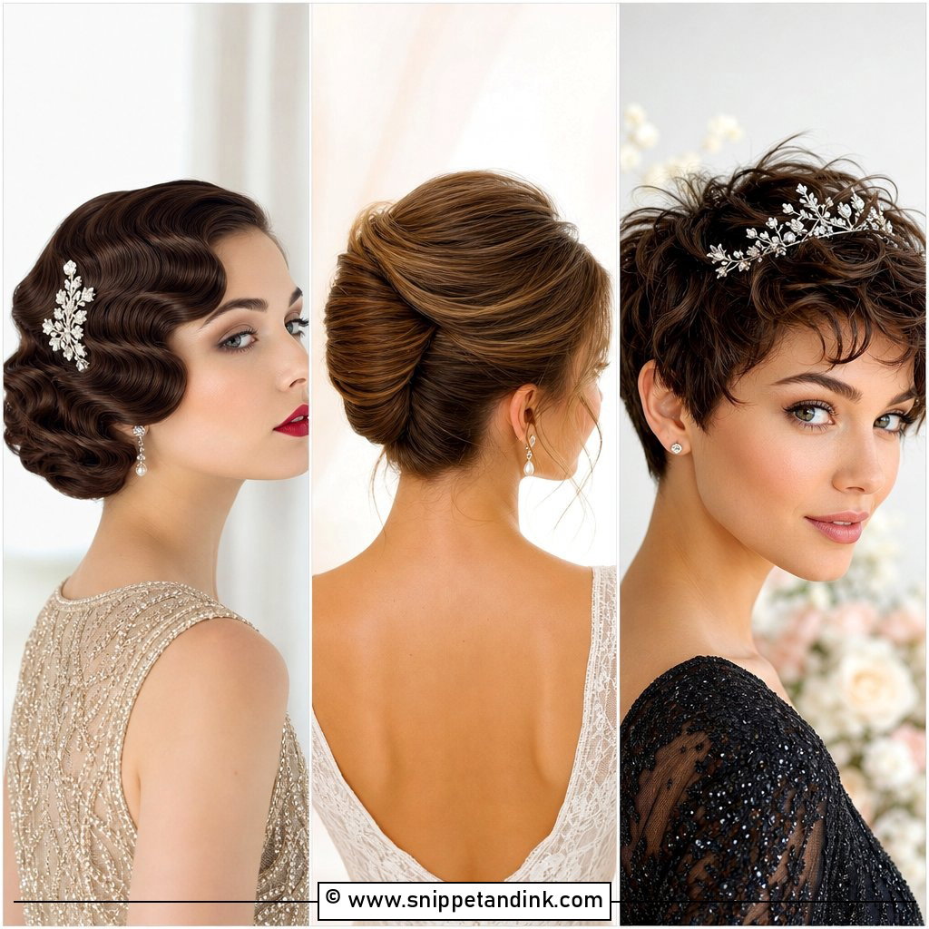 20 Bridal Hair Short Length Ideas for Chic Brides