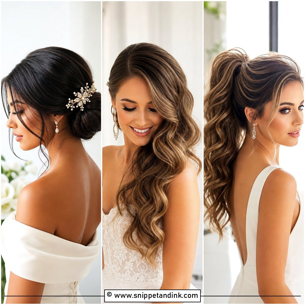 20 Bridal Hair Style Ideas for a Beautiful Wedding Look