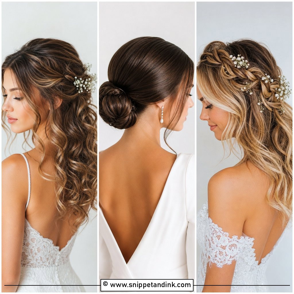 20 Bridal Hair for Medium Length Ideas Brides Will Love