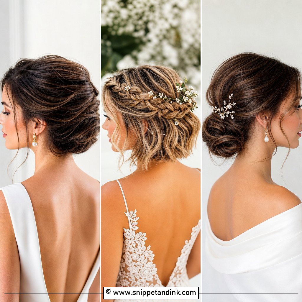 20 Bridal Hair for Short Hair Ideas With Big Bridal Charm