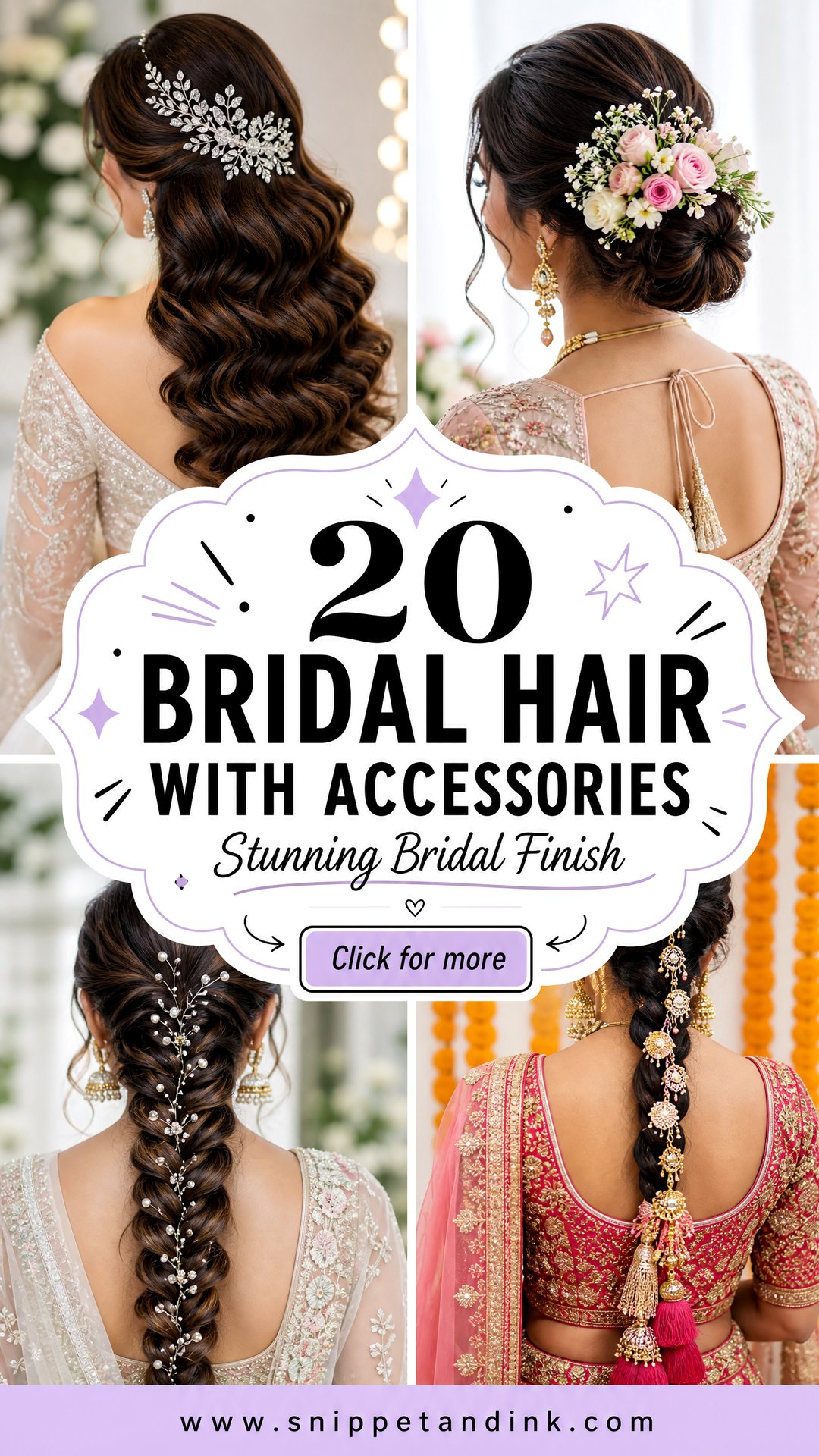 20 Bridal Hair with Accessories for a Stunning Finish - 20 Bridal Hair with Accessories for a Stunning Finish