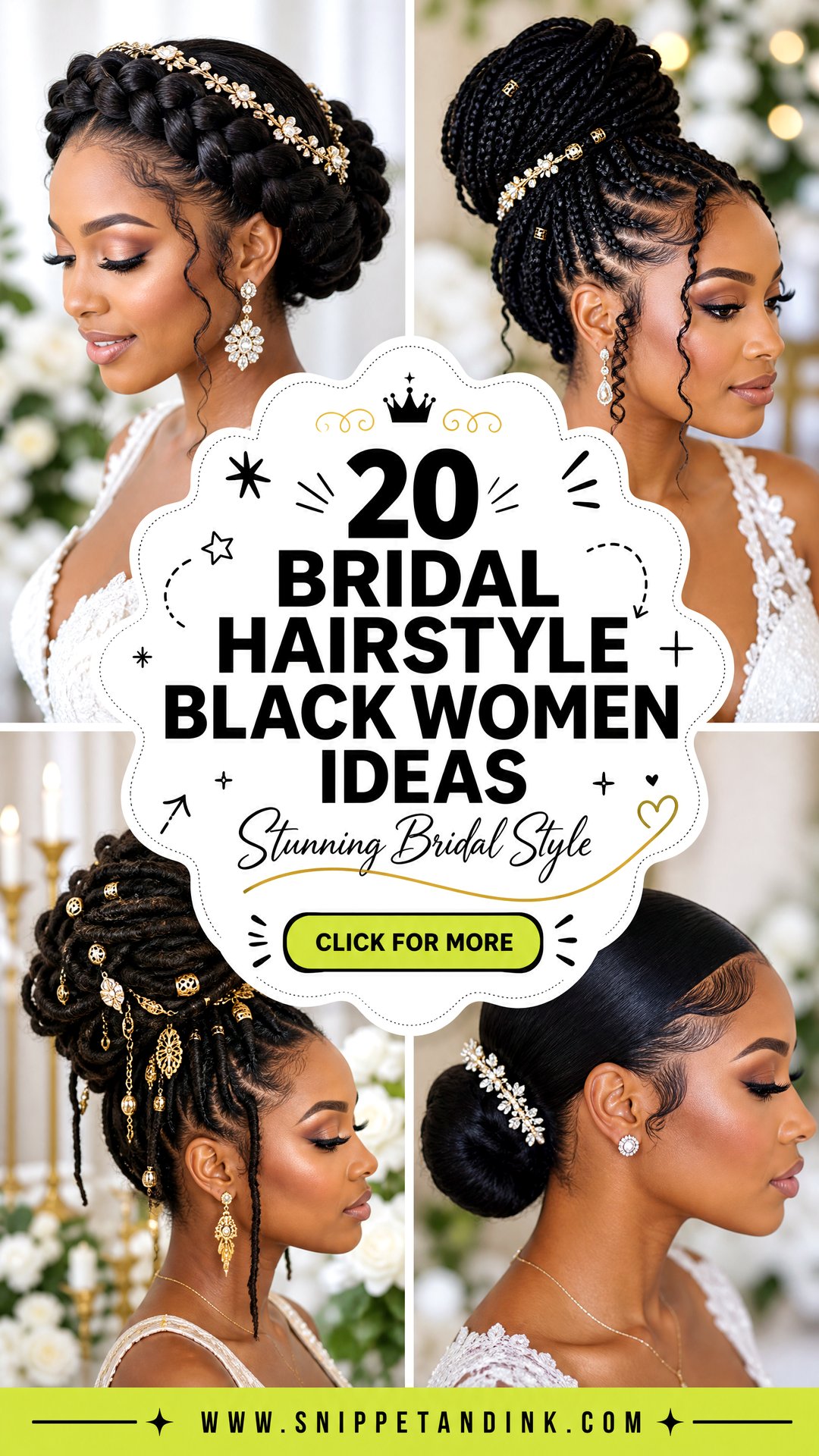 20 Bridal Hairstyle Black Women Ideas for Stunning Brides - 20 Bridal Hairstyle Black Women Ideas for Stunning Brides