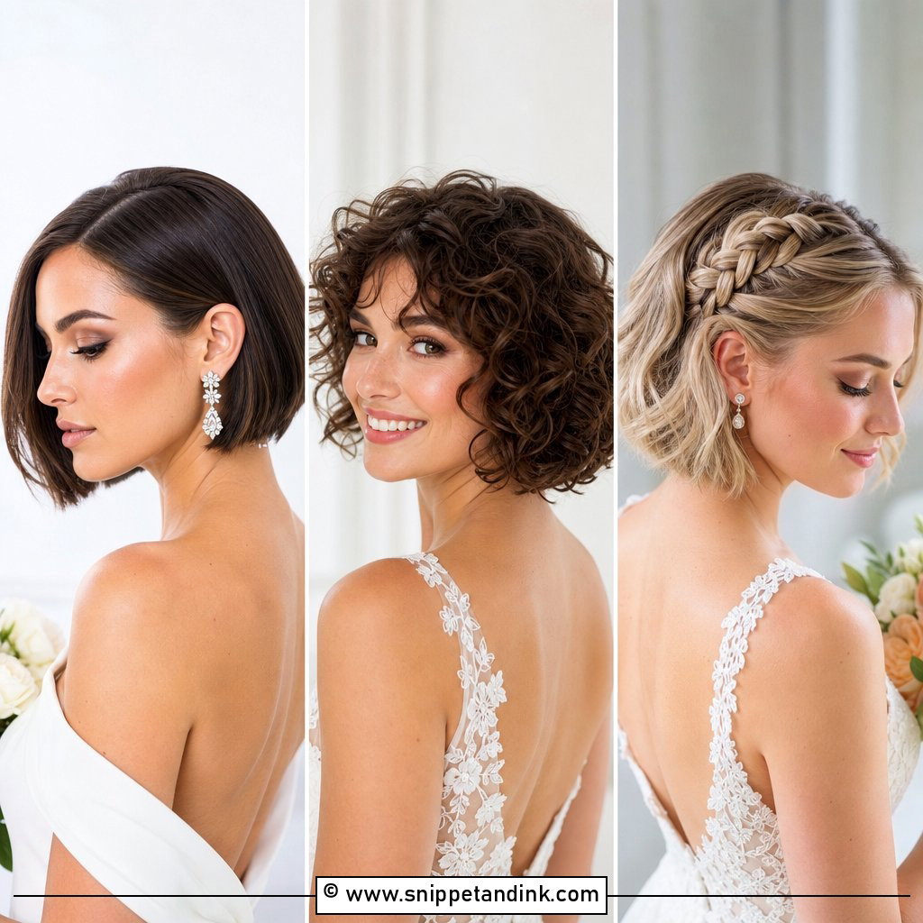 20 Bridal Hairstyle Short Hair Ideas for Modern Brides