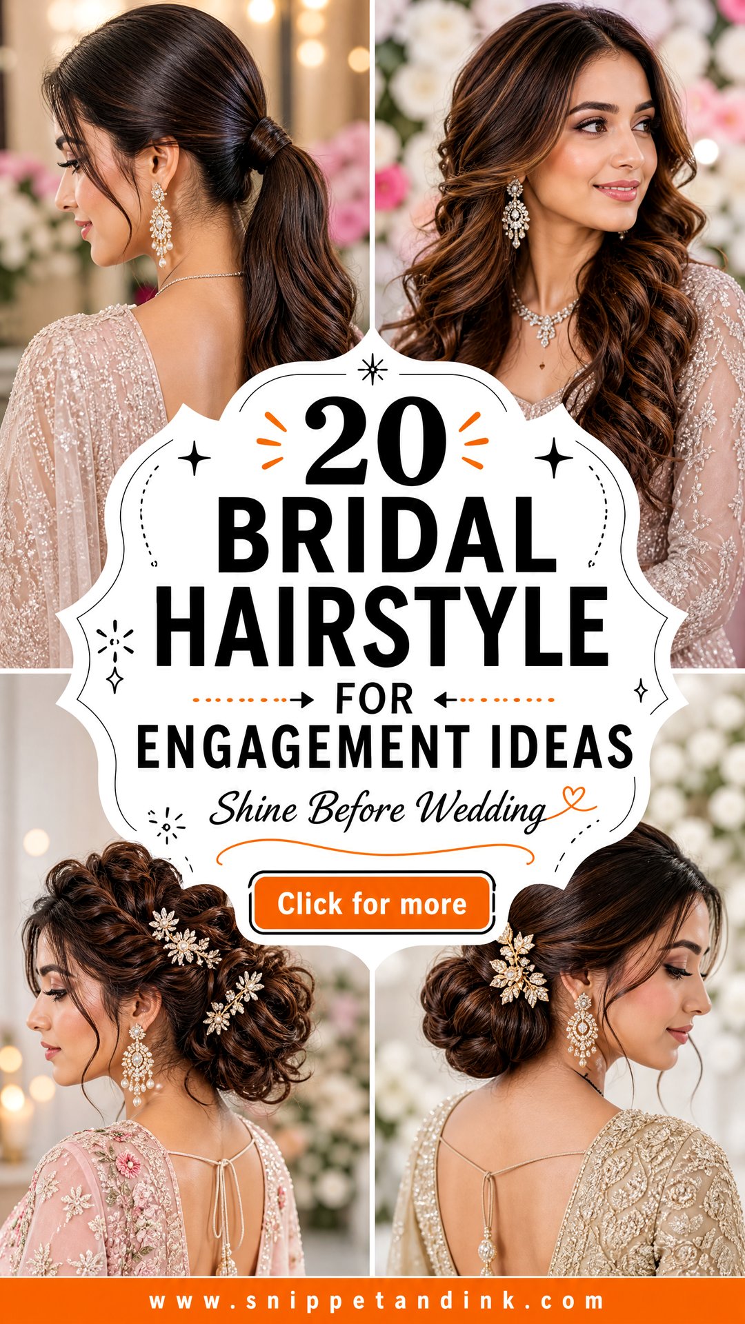 20 Bridal Hairstyle for Engagement Ideas to Shine - 20 Bridal Hairstyle for Engagement Ideas to Shine