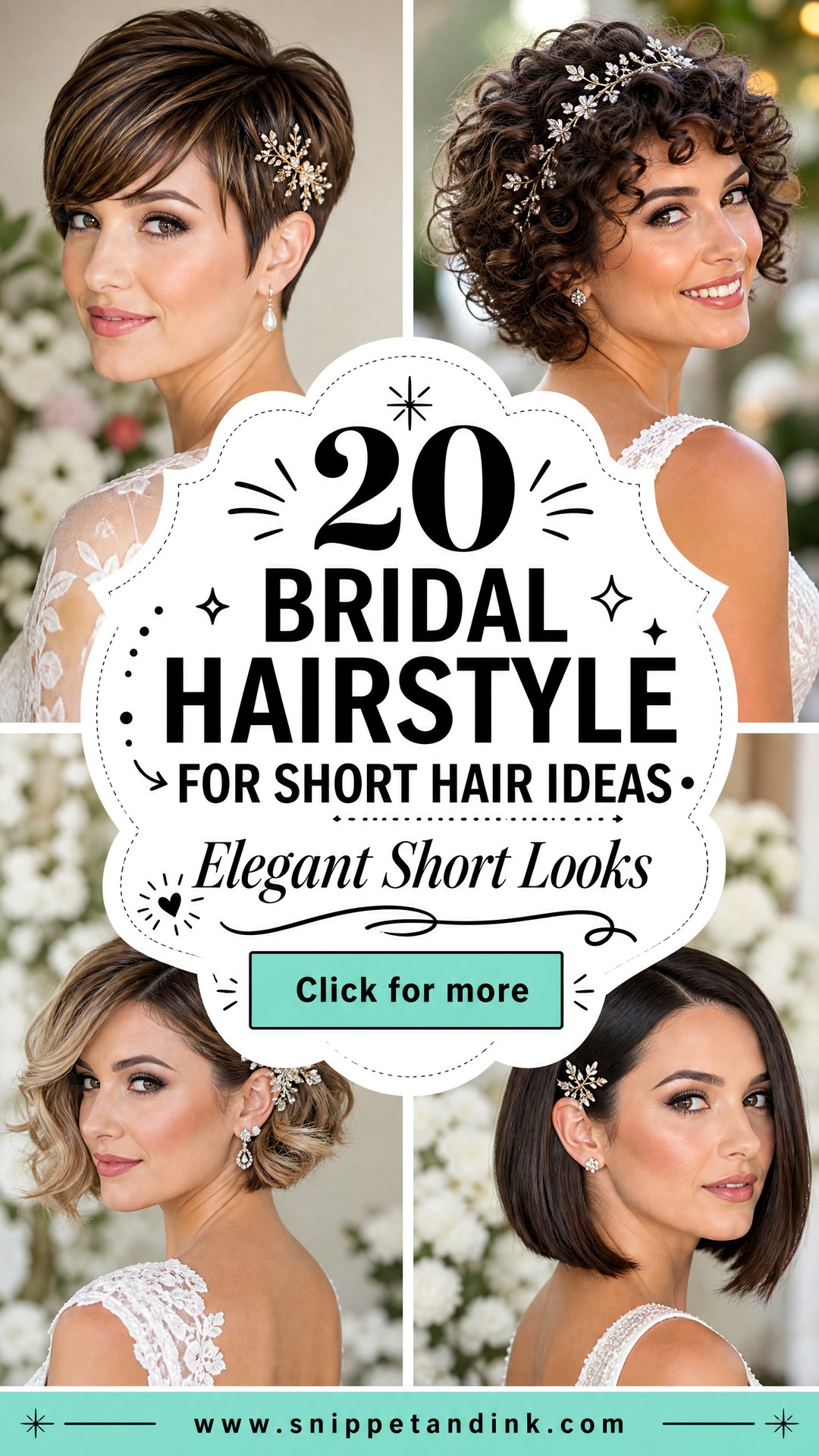 20 Bridal Hairstyle for Short Hair Ideas That Feel Elegant - 20 Bridal Hairstyle for Short Hair Ideas That Feel Elegant