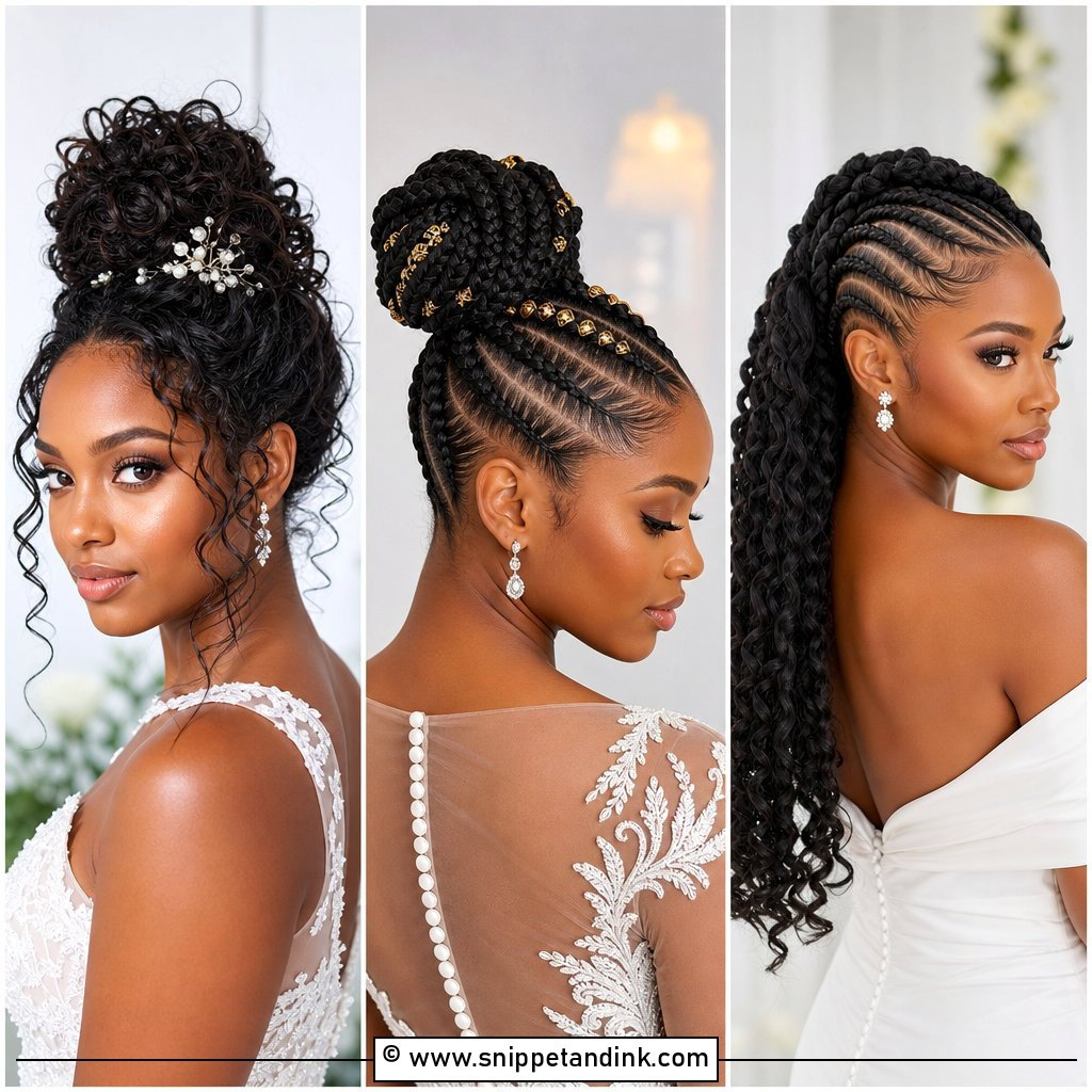 20 Bridal Hairstyles for Black Women Elegant Wedding Ideas