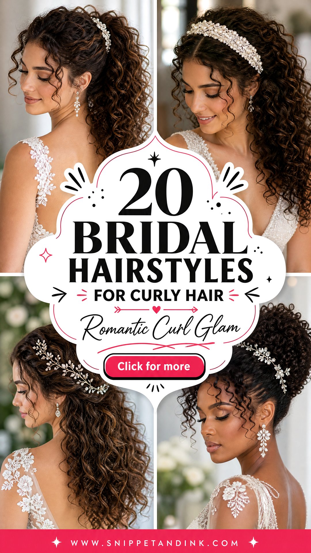 20 Bridal Hairstyles for Curly Hair Romantic Wedding Looks - 20 Bridal Hairstyles for Curly Hair: Romantic Wedding Looks