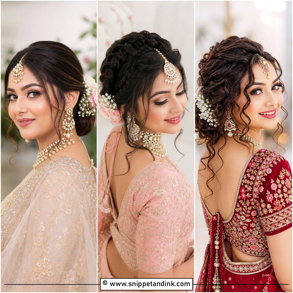 20 Bridal Hairstyles for Round Face Brides That Flatter