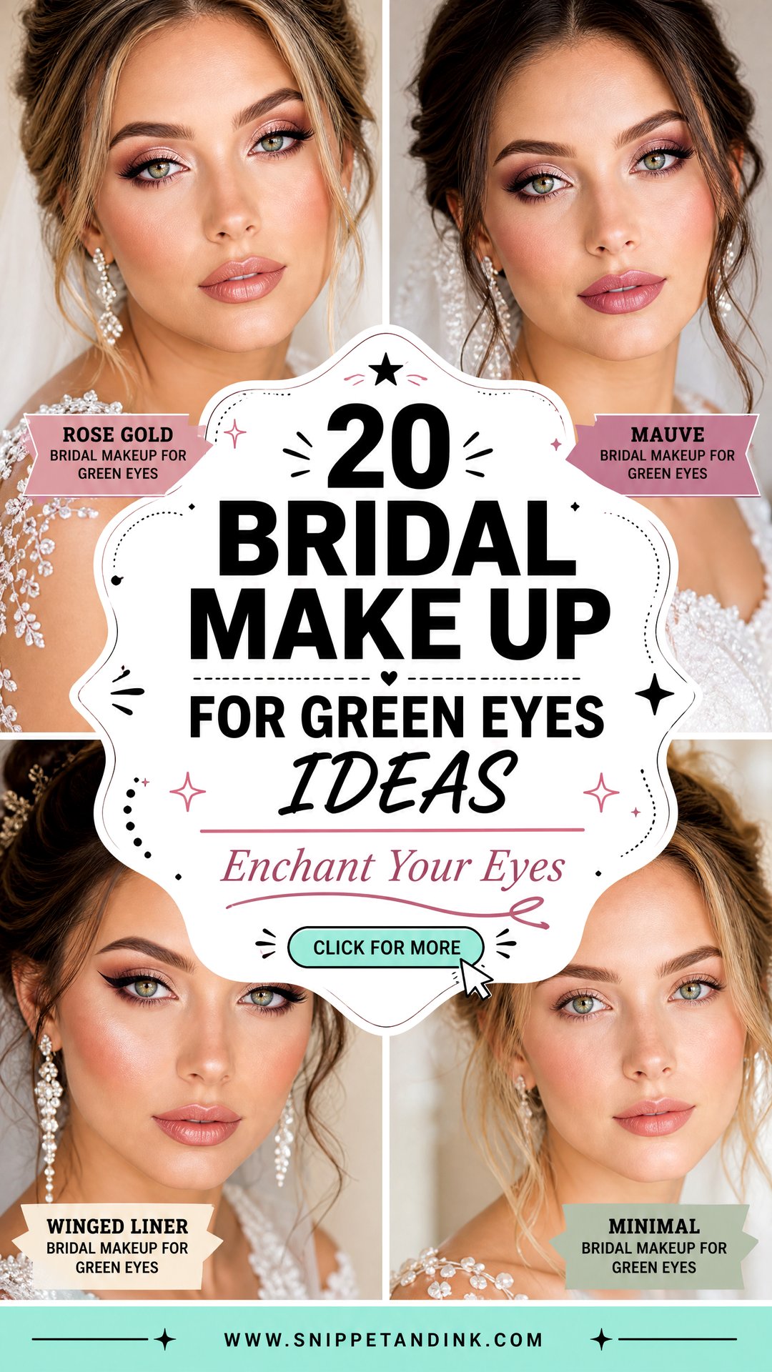 20 Bridal Make Up for Green Eyes Enchanting Glam Ideas - 20 Bridal Make Up for Green Eyes: Enchanting Glam Ideas