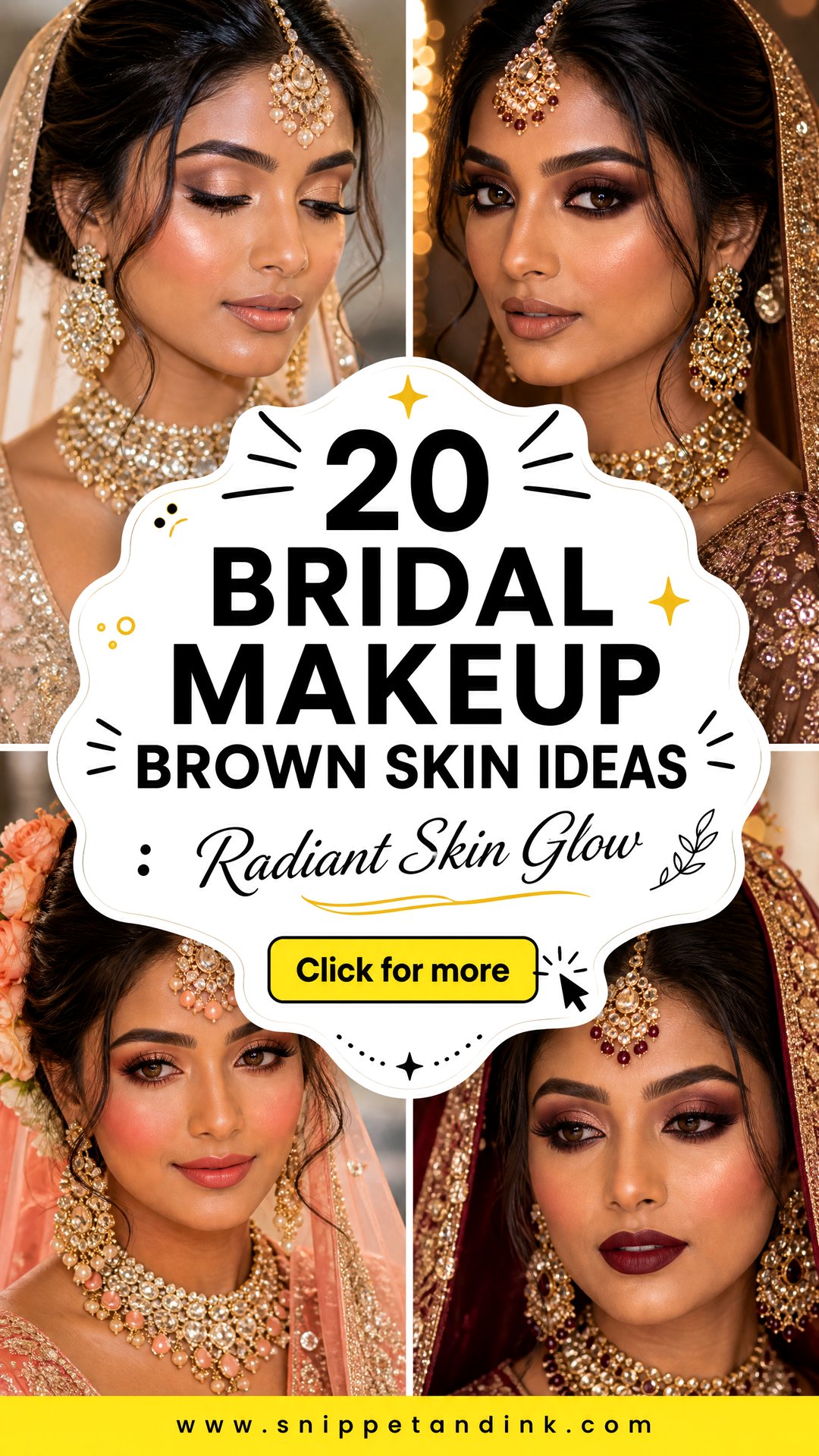 20 Bridal Makeup Brown Skin Ideas for a Radiant Glow - 20 Bridal Makeup Brown Skin Ideas for a Radiant Glow