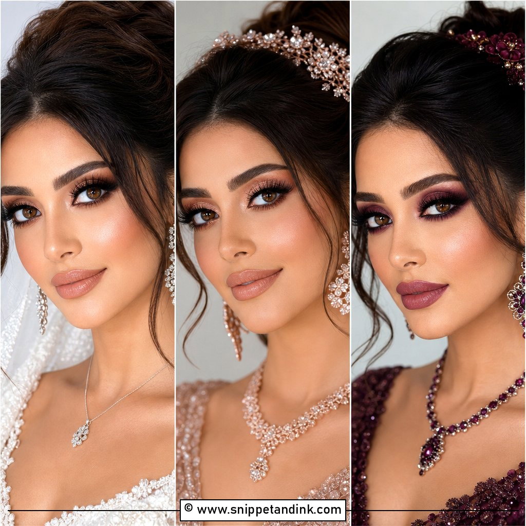 20 Bridal Makeup Brunette Brown Eyes Warm Glam Looks