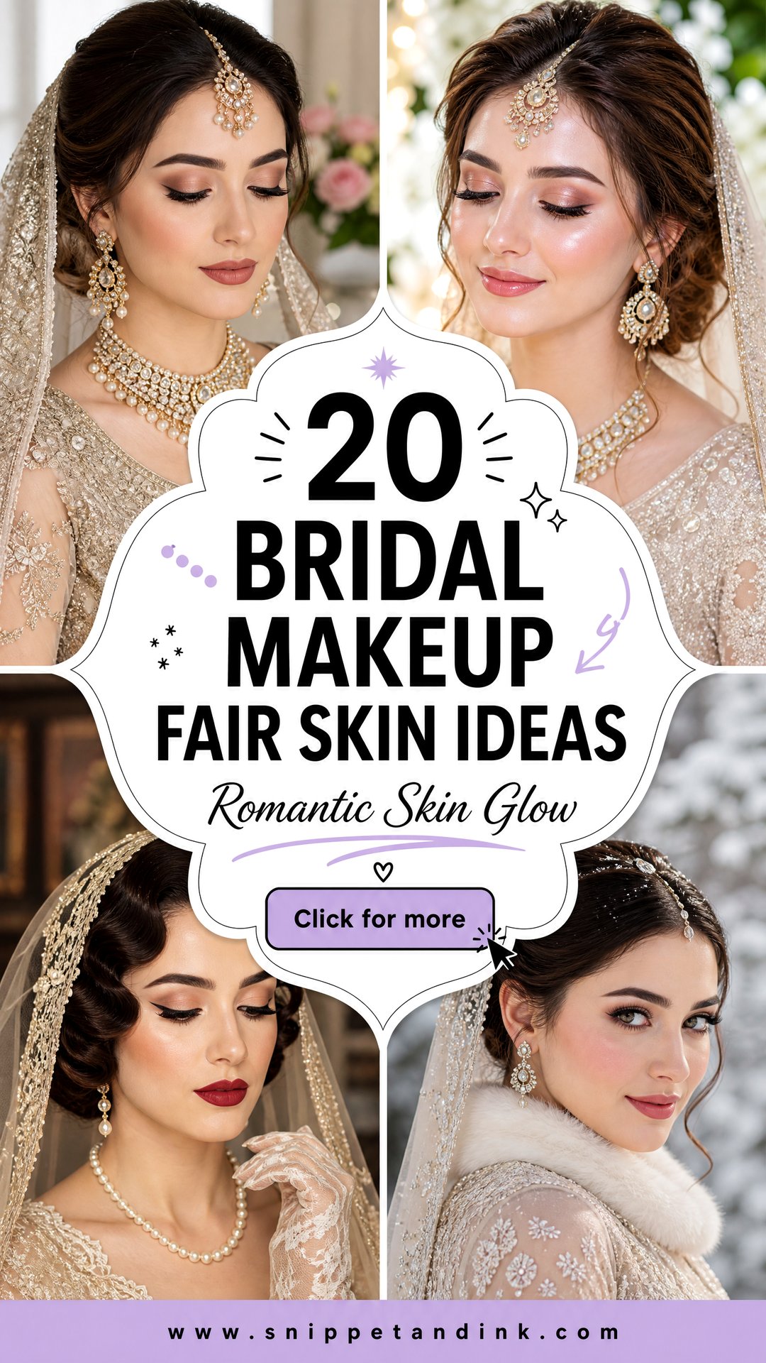 20 Bridal Makeup Fair Skin Ideas for a Romantic Glow - 20 Bridal Makeup Fair Skin Ideas for a Romantic Glow