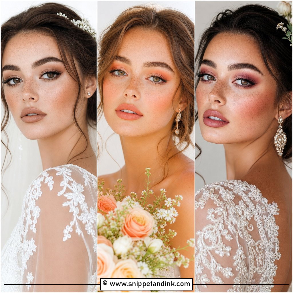 20 Bridal Makeup Freckles Fresh Looks for Natural Brides