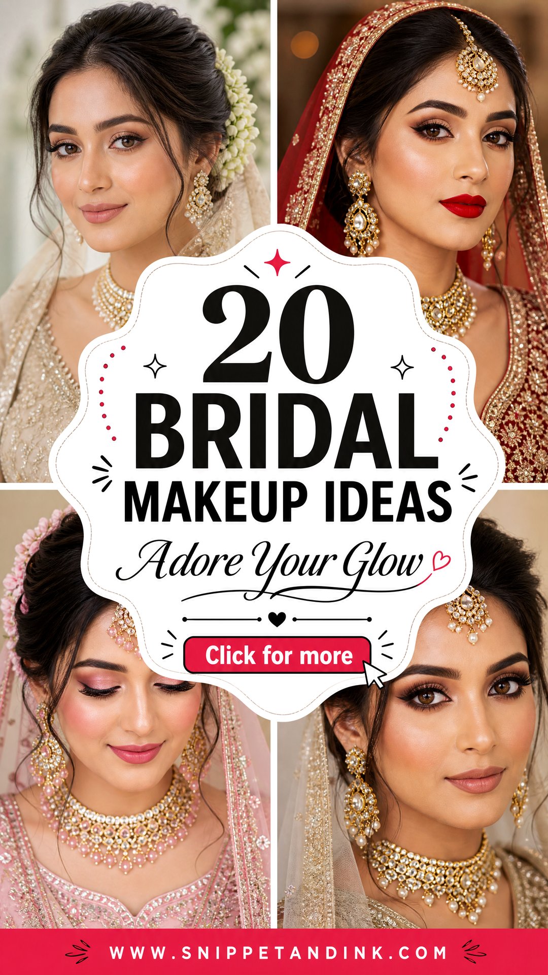 20 Bridal Makeup Ideas Wedding Day Brides Will Adore - 20 Bridal Makeup Ideas Wedding Day Brides Will Adore