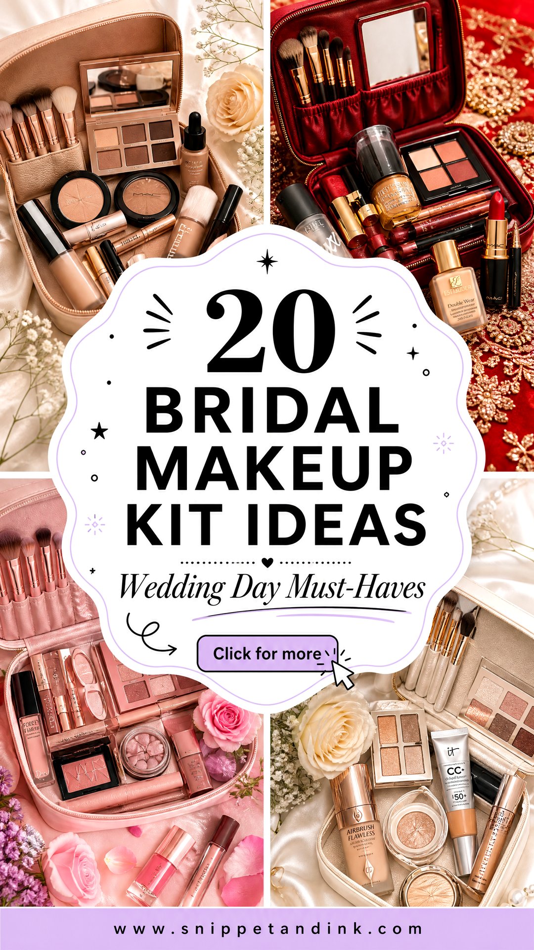 20 Bridal Makeup Kit Ideas Must-Haves for Wedding Day - 20 Bridal Makeup Kit Ideas: Must-Haves for Wedding Day